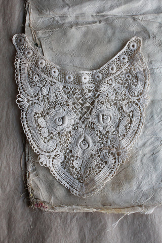 Sweet Old Linen Dress Insert Panel