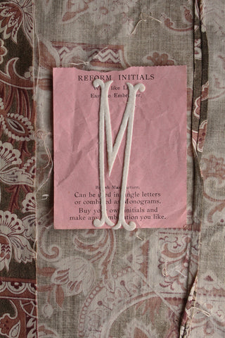 Linen Initial - M (slim)