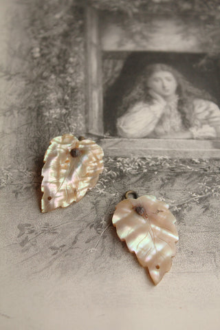 Reclaimed Mother of Pearl Leaves - Set 1