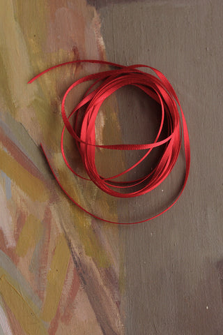 Double Satin Ribbon - Miss Scarlet