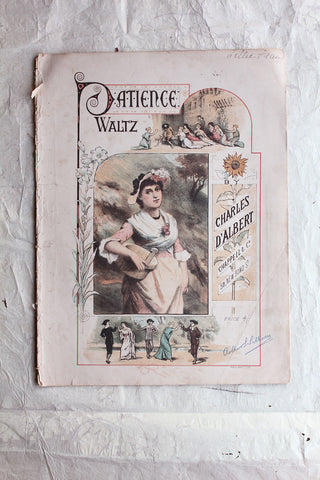 Old Rare Perfectly Imperfect Reclaimed Book Cover - Marble