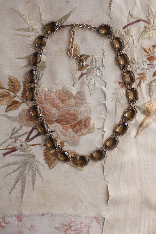 Vintage Cut Glass Necklace