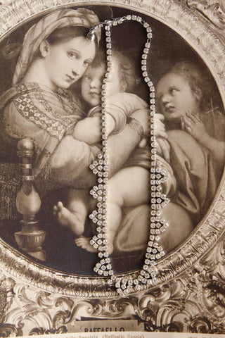 Old Necklace/Garland Wreath Decoration - Classical Ethereal - 6