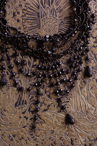 Old Necklace/Garland/Wreath Decoration - The Resting Hour -  1