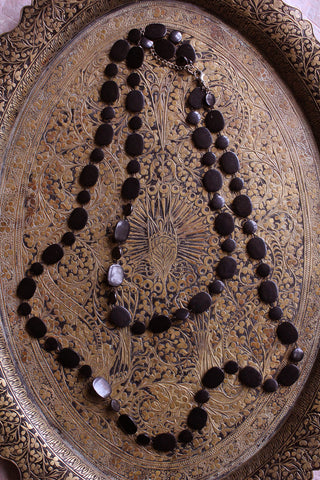 Old Garland Beaded Wreath Decoration - The Resting Hour -  2