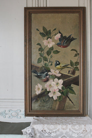 1920's Oil Painting on Canvas.