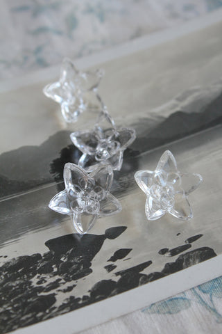 Vintage Glass Beads - Flowerheads