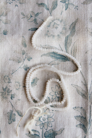 A Reclaimed Broken Strand of Glass Seed Beads