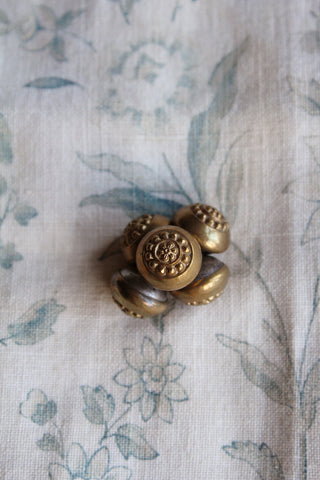 Old Detailed Brass Buttons