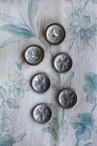 Antique Metal & Brass Pressed Buttons