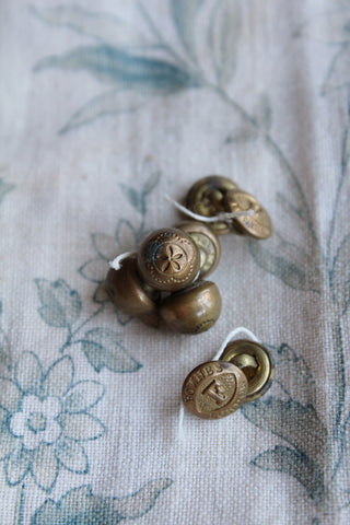 A Collection of Varied Antique Brass Buttons