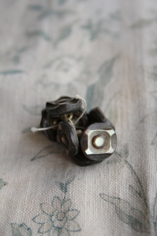 Antique Carved Mother of Pearl Buttons