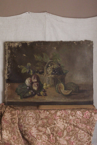 Beautiful Perfectly Imperfect French Rustic Still Life Oil Painting