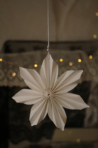 Folded Paper Flower Decoration - one