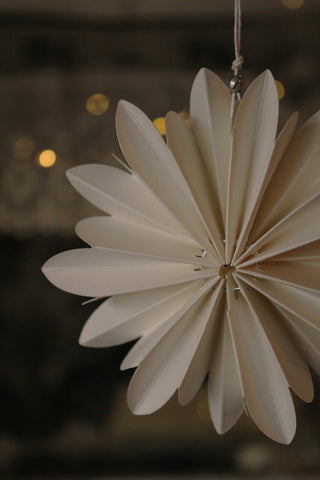 Folded Paper Star Decoration