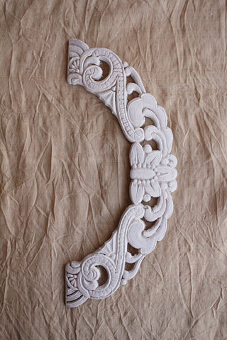 Vintage Wooden Hand Painted Applique - Arch