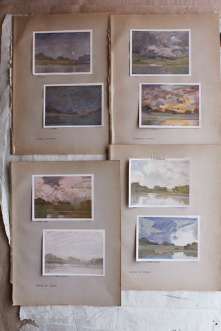 Reclaimed Edwardian Pages - Landscapes Studies (1)