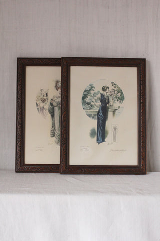 A Pair of French Fashion Prints