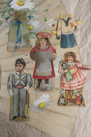 Rare Victorian Printed Paper Dolls
