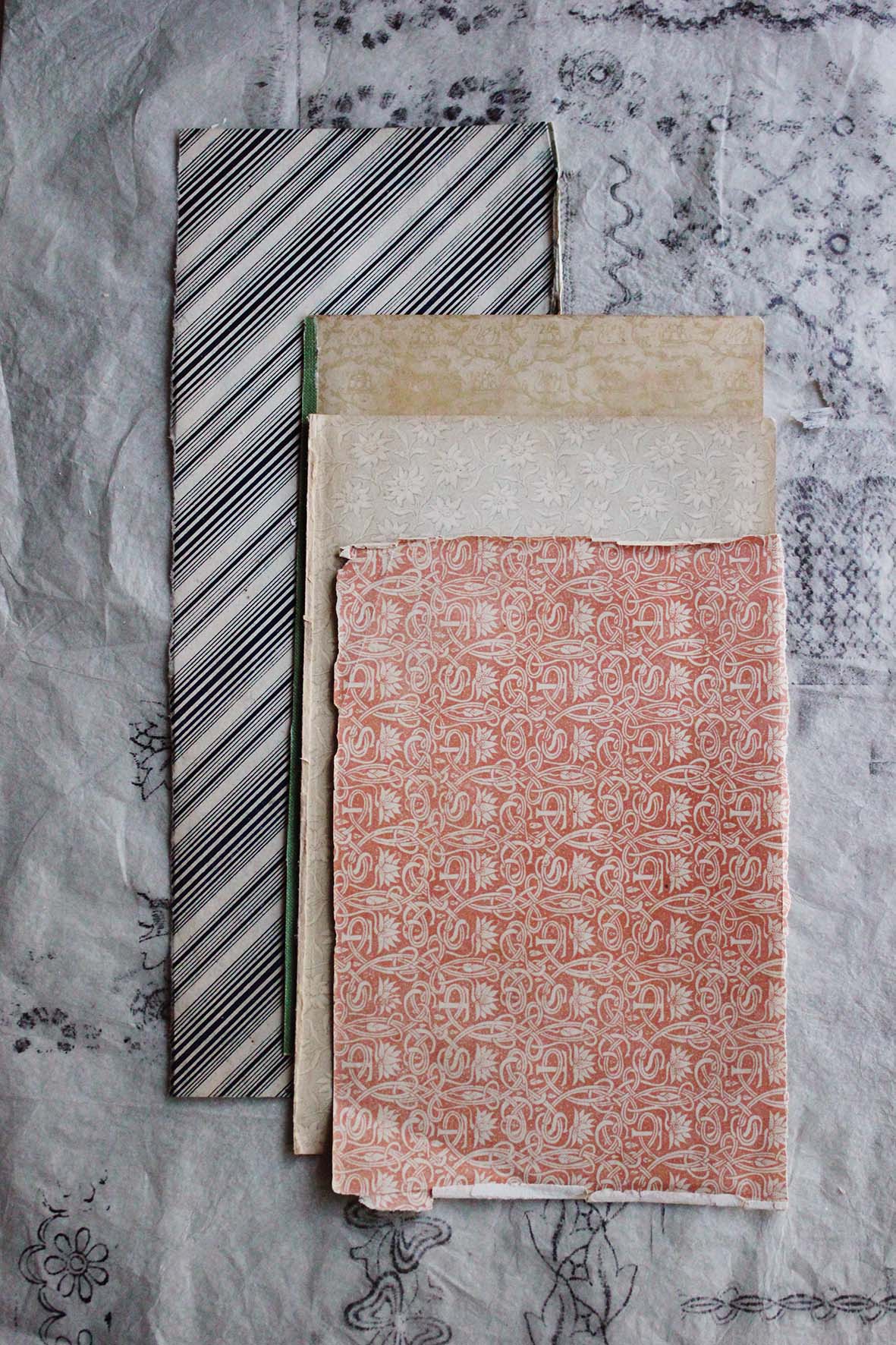 Old Rare Reclaimed Old Start & End Pages - J12