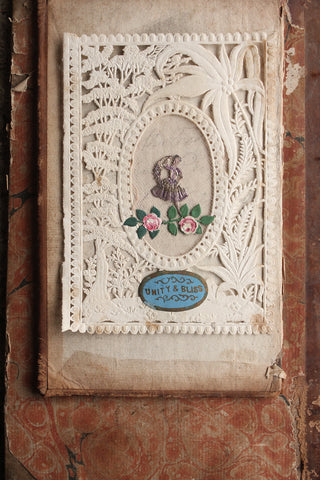 Sweet Paper Lace Panel With Ballerina/Dancer