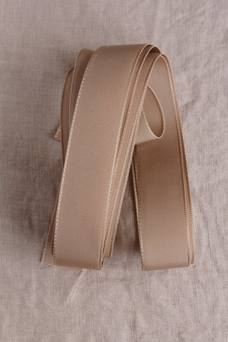 Vintage Milliner's Ribbon -  Paper Leaf