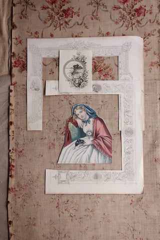 Collection of Old Engravings & Prints - five