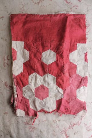 Old Reclaimed Panel From A Patchwork Quilt