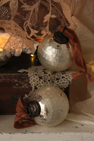 Beautiful Large Decorations - Patina Glass