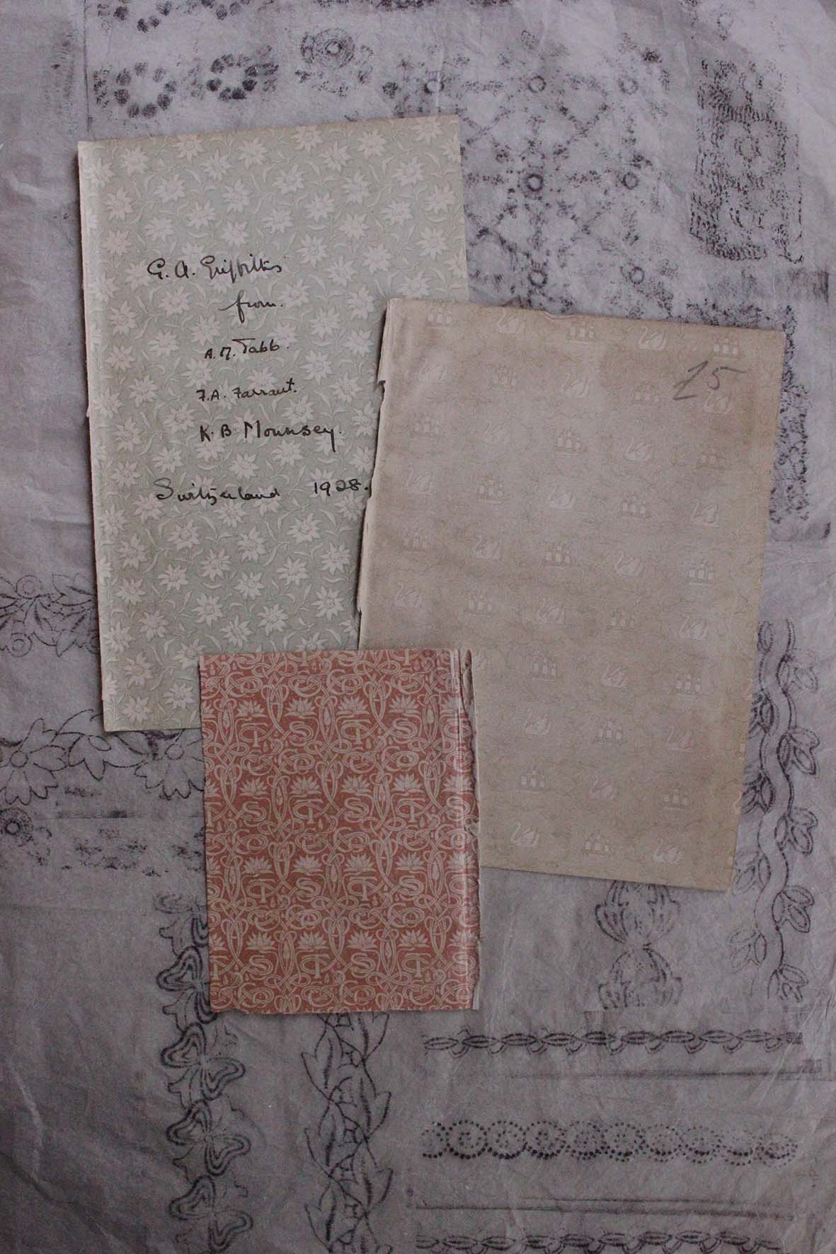 Old Rare Reclaimed Old Start & End Pages - J8