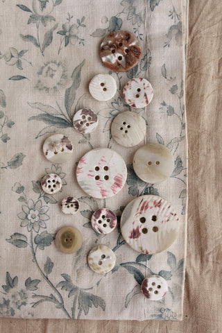 Old Mother of Pearl Buttons - Untitled Collection