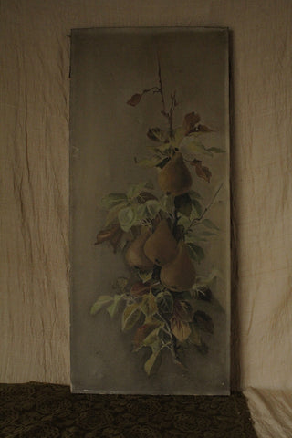 Beautiful Old Oil Painting on Canvas - A Pear Branch