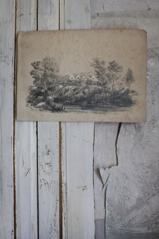 Old French Etching