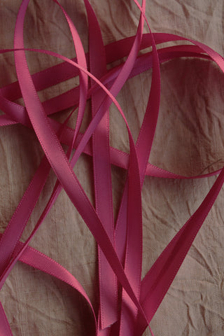 Double Satin Vintage Ribbon - Peony