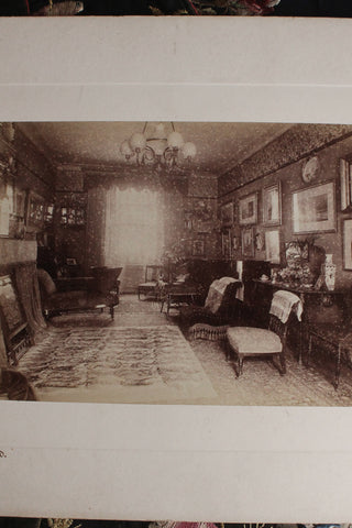Exquisite Old Interiors Silver Photograph - The Parlour No.2