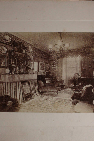Exquisite Old Interiors Silver Photograph - The Parlour No.1