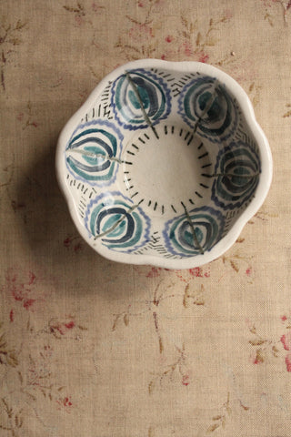 Studio pottery pin bowl