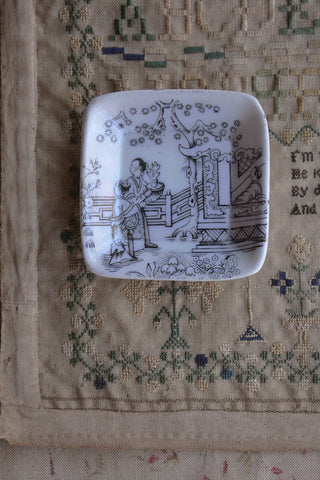 Miniature Japanese Inspired Antique Pin Dish