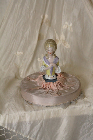 Large Pin Doll With Silk Crinoline