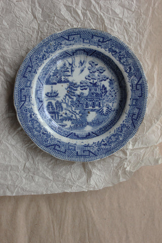 Antique Miniature Willow Plate