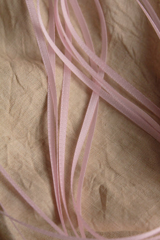 Double Satin Ribbon - Porcelain Blush
