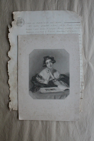 Portrait & Parchment - Mrs Lane Fox