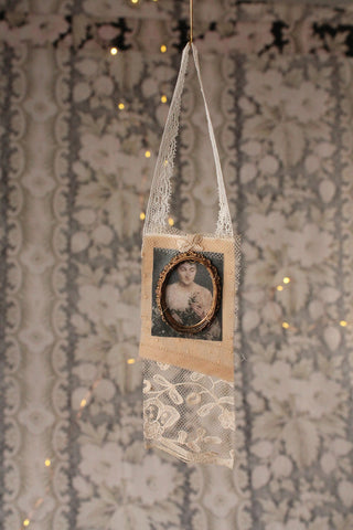 Romanticism Portrait - Hand Made Decoration - five