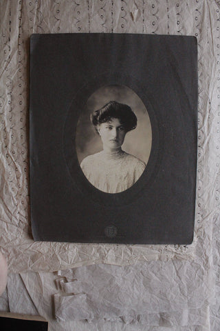 Old Mounted Photograph - Sisters