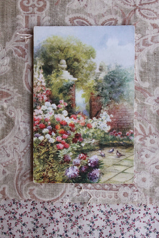 Old Collectable Postcard - Walled Garden