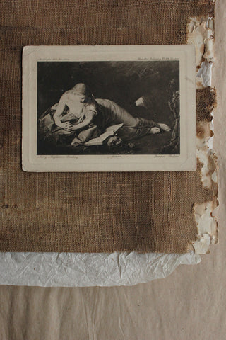 Old Burlington Art Miniature  - Mary Magdelene Reading