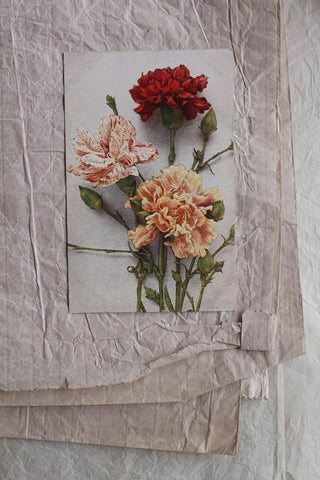 Two Old Thirties Floral Postcards