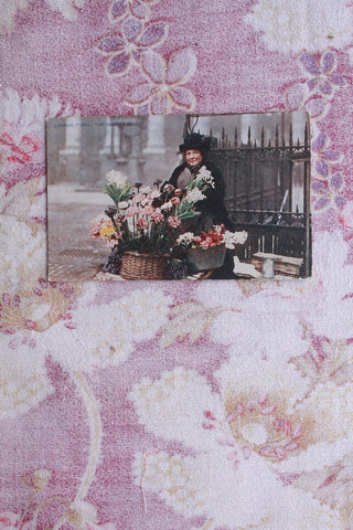 Collectable Postcard  - The Flower Seller