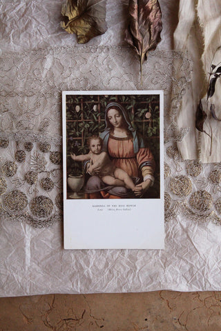 Old Postcard - Madonna of the Rose Bower