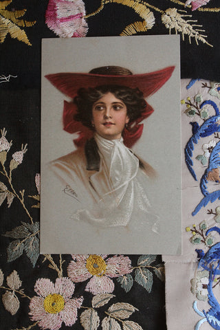 Collectable Postcard - A Rather Fine Hat